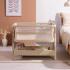 Бебешко сгъваемо легло Tutti Bambini CoZee® Zen Bedside Crib - Sand