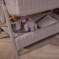 Бебешко сгъваемо легло Tutti Bambini Cozee Sense Soft Walnut / Cocoa