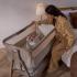 Бебешко сгъваемо легло Tutti Bambini Cozee Sense Soft Walnut / Cocoa
