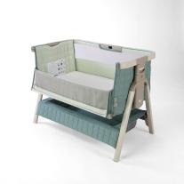 Бебешко сгъваемо легло Tutti Bambini Cozee Sense Whitewash / Kelp