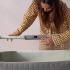 Бебешко сгъваемо легло Tutti Bambini Cozee Sense Whitewash / Kelp