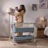 Бебешко сгъваемо легло Tutti Bambini Cozee Sense Whitewash / Kelp