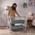 Бебешко сгъваемо легло Tutti Bambini Cozee Sense Whitewash / Kelp
