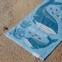 Детска плажна кърпа Little Duch Ocean World Blue 60х120 cm