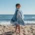 Детска плажна кърпа Little Duch Ocean World Blue 60х120 cm