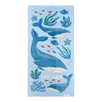 Детска плажна кърпа Little Duch Ocean World Blue 60х120 cm
