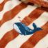 Детско плажно пончо Little Duch Ocean World Brown Stripe