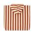 Детско плажно пончо Little Duch Ocean World Brown Stripe