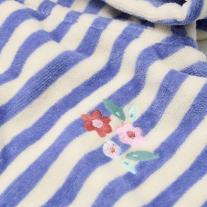 Детско плажно пончо Little Duch Dreamy Purple Stripe