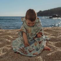 Детско плажно пончо Little Duch Ocean World