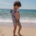 Детски цял бански костюм Little Duch с дълъг ръкав Ocean Splash 74-80