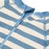 Детски цял бански костюм с къс ръкав Ocean Blue Stripes 74-80
