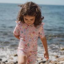 Бебешки цял бански с Къс Ръкав Little Duch Dreamy Mermaid 98-104