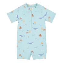 Детски Цял Бански Костюм Little Dutch с Къс Ръкав Ocean Friends 62-68