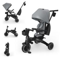 Сгъваема триколка KinderKraft JAZZ 3 сива