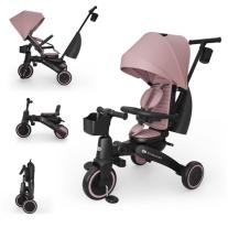 Сгъваема триколка KinderKraft JAZZ 3 розава