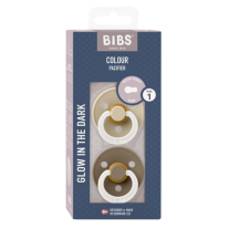 Залъгалки Bibs Colour Glow, Vanilla/Dark Oak 0-6 м