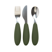 Детски прибори за хранене Bibs Hunter Green