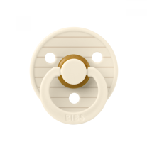 Залъгалка Bibs Studio Colour Pin, Ivory Vanilla, 0-6 м