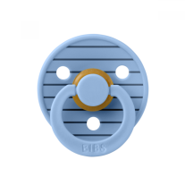 Залъгалка Bibs Studio Colour Pin, Sky Blue, 0-6 м