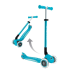 Сгъваема тротинетка GLOBBER Elite Light със светещи гуми - Аква Сгъваема тротинетка GLOBBER Elite Light със светещи гуми - Аква