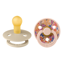 Залъгалки Bibs Liberty Colour June Blossom Blush, 0-6 м
