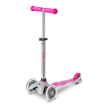 Тротинетка Mini Micro Deluxe Flux LED Neochrom Pink