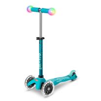 Тротинетка Mini Micro Deluxe Magic LED Aqua