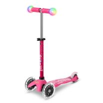 Тротинетка Mini Micro Deluxe Magic LED Pink