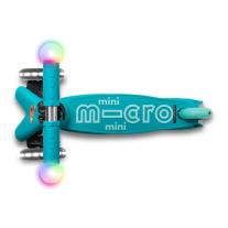 Тротинетка Mini Micro Deluxe Magic LED Aqua