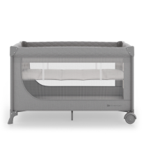 Сгъваема бебешка кошара Kinderkraft LEODY UP GREY