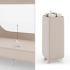 Сгъваема бебешка кошара Kinderkraft LEODY UP BEIGE