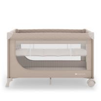 Сгъваема бебешка кошара Kinderkraft LEODY UP BEIGE