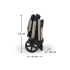Бебешка количка Kinderkraft NUBI 3 SAND BEIGE Бебешка количка Kinderkraft NUBI 3 SAND BEIGE