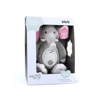 Плюшена играчка с проектор и музика Kaichi Слонче