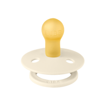 Залъгалка Bibs Studio Colour Block, Ivory Ruby, 6-18 м