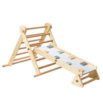 Детски дървен многофункционален триъгълник на Пиклер Moni Toys