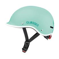 Детска светеща каска Globber Master XS/S (47-51см) Mентово-Зелена