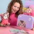 Куфарче с паспорт за плюшени играчки 16 см Studio Pets, лилав Куфарче с паспорт за плюшени играчки 16 см Studio Pets, лилав