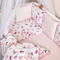 Луксозен бебешки комплект спално бельо от 6 части Msonya Happy night collectio