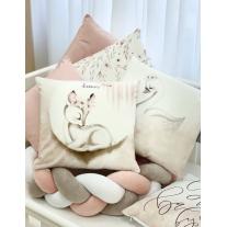 Луксозен бебешки комплект спално бельо от 6 части Msonya ART DESIGN/SWAN