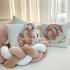 Луксозен бебешки комплект спално бельо от 6 части Msonya GammyBear collection/PINK