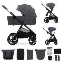 Бебешка количка 2в1 KinderKraft NEA 2.0 DEEP GREY