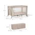 Бебешка кошара Kinderkraft JOY SIMPLE 2 BEIGE