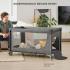 Бебешка кошара Kinderkraft JOY SIMPLE 2 DARK GREY