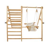 Дървена катерушка и люлка 2 в 1 Chipolino