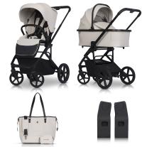 Бебешка колички 2 в 1 Cavoe Moi XL Ecru