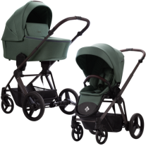 Бебешка количка 2в1 Bebetto Nuvio Tex Brown 04