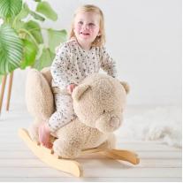 Люлееща се играчка Nattou меченце Teddy бежово