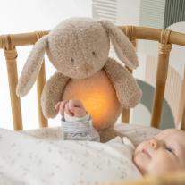 Нощна лампа с музика Nattou зайче Sleepy Teddy